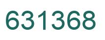 Number 631368 green image