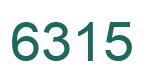 Number 6315 green image