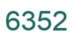 Number 6352 green image