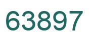 Number 63897 green image
