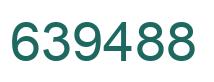 Number 639488 green image