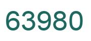 Número 63980 imagen verde