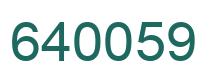 Número 640059 imagen verde