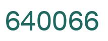 Número 640066 imagen verde