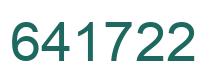 Número 641722 imagen verde