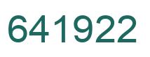 Número 641922 imagen verde
