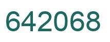 Número 642068 imagen verde