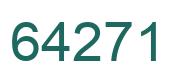 Número 64271 imagen verde