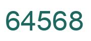 Número 64568 imagen verde