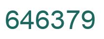 Número 646379 imagen verde
