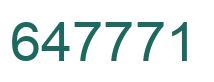 Número 647771 imagen verde