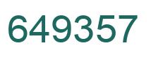 Número 649357 imagen verde