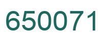 Número 650071 imagen verde