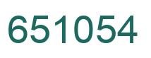 Número 651054 imagen verde