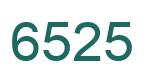 Número 6525 imagen verde