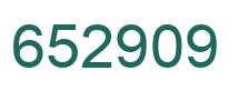 Número 652909 imagen verde