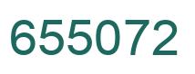 Number 655072 green image