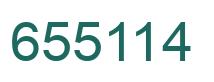 Number 655114 green image