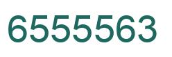 Número 6555563 imagen verde
