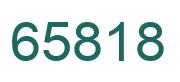 Número 65818 imagen verde