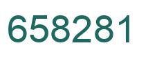 Número 658281 imagen verde