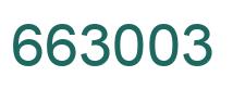 Número 663003 imagen verde