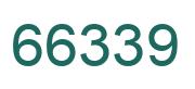 Number 66339 green image
