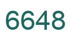 Number 6648 green image