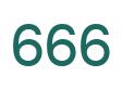 Zahl 666 grün bild