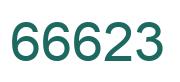 Zahl 66623 grün bild