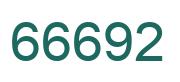 Zahl 66692 grün bild