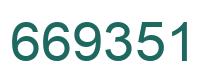 Número 669351 imagen verde