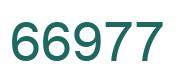 Zahl 66977 grün bild