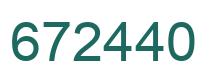 Número 672440 imagen verde