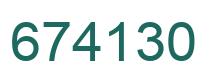 Número 674130 imagen verde