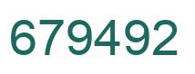 Número 679492 imagen verde