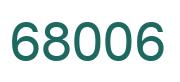 Número 68006 imagen verde