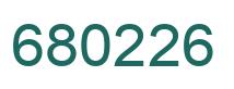 Número 680226 imagen verde