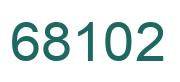 Número 68102 imagen verde