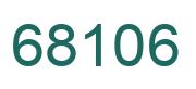 Number 68106 green image