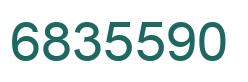 Número 6835590 imagen verde