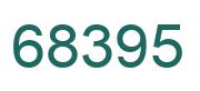 Número 68395 imagen verde