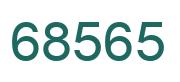 Número 68565 imagen verde