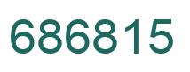 Número 686815 imagen verde