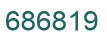 Número 686819 imagen verde