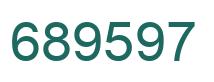 Número 689597 imagen verde