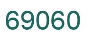 Number 69060 green image