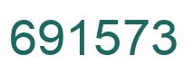 Number 691573 green image
