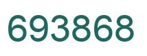 Number 693868 green image