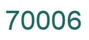 Número 70006 imagen verde